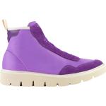 Reduzierte Violette Panchic Ankle Boots & Klassische Stiefeletten mit Schnürsenkel aus Leder für Damen Größe 39 