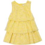 Gelbe Kinderkleider mit Reißverschluss maschinenwaschbar für Mädchen Größe 134 für den Winter 