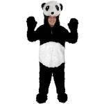 Schwarze Panda-Kostüme aus Fell Größe XXL 