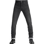 Reduzierte Schwarze Slim Fit Jeans aus Polyamid für Herren 