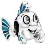 Pandora 798230ENMX - Flounder - Disney Flunder Sterling Silber Charm + Blau Emaille