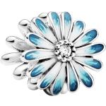 Pandora Charms - Blaues Gänseblümchen Charm - in silver - für Damen