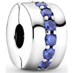 Reduzierte Blaue PANDORA Beads aus Silber 14 Karat für Damen 