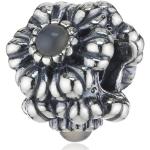 Graue PANDORA Charms aus Silber mit Mondstein für Damen 