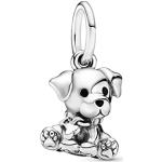 Silberne PANDORA Hund Charms mit Hundemotiv aus Silber für Damen 