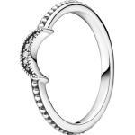 Pandora Damen Ring Mondsichel "199156C01", 925er Silber, silber