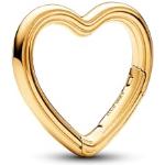 PANDORA ME Herz Zu Öffnender Link aus Sterling Silber mit 14 Karat vergoldete Metalllegierung, Kompatibel ME, 760081C00