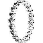 Pandora Openwork Heart Silver Ring - Silver / 54