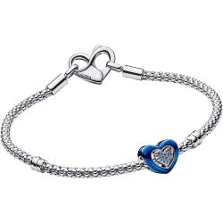 Pandora 15822 Damenarmband Blaues Drehbares Herz Starterset 20 cm