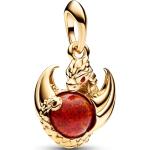 Rote PANDORA Game of Thrones Charms aus Kristall 