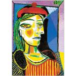 Rote Pablo Picasso Picasso Kunstdrucke aus Holz 