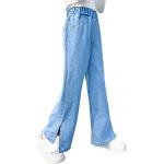 Blaue Baggy Jeans für Kinder aus Baumwolle für Mädchen 
