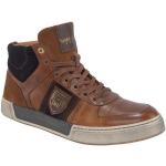 Braune Pantofola D´Oro High Top Sneaker & Sneaker Boots aus Leder für Herren 