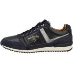 Reduzierte Blaue Pantofola D´Oro Low Sneaker aus Leder für Herren Größe 45 