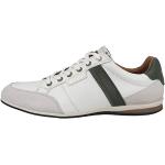 Weiße Pantofola D´Oro Low Sneaker aus Leder für Herren Größe 42 