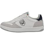 Reduzierte Weiße Pantofola D´Oro Low Sneaker aus Glattleder für Herren Größe 42 