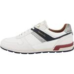 Reduzierte Weiße Pantofola D´Oro Low Sneaker aus Glattleder für Herren Größe 40 