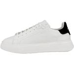 Reduzierte Weiße Pantofola D´Oro Low Sneaker mit Schnürsenkel aus Leder für Herren Größe 47 