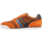 Orange Pantofola D´Oro Low Sneaker aus Veloursleder für Herren Größe 41 
