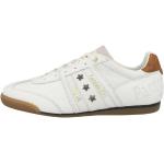 Weiße Casual Pantofola D´Oro Low Sneaker aus Leder für Herren Größe 47 mit Absatzhöhe bis 3cm 