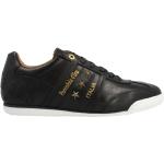 Schwarze Pantofola D´Oro Low Sneaker in Normalweite aus Leder für Herren Größe 47 