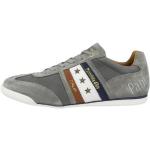 Reduzierte Graue Casual Pantofola D´Oro Low Sneaker aus Veloursleder für Herren Größe 50 mit Absatzhöhe bis 3cm 