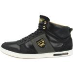 Reduzierte Schwarze Casual Pantofola D´Oro High Top Sneaker & Sneaker Boots aus Glattleder für Herren Größe 47 mit Absatzhöhe bis 3cm 