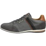 Reduzierte Graue Casual Pantofola D´Oro Low Sneaker aus Veloursleder für Herren Größe 48 mit Absatzhöhe bis 3cm 