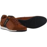 Braune Elegante Pantofola D´Oro Low Sneaker aus Leder rutschfest für Herren Größe 46 