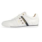 Weiße Pantofola D´Oro Low Sneaker aus Mesh für Herren Größe 46 