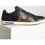 Reduzierte Blaue Pantofola D´Oro Low Sneaker aus Leder für Herren Größe 42 