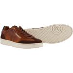 Braune Elegante Pantofola D´Oro Low Sneaker aus Leder rutschfest für Herren Größe 45 