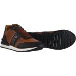 Braune Elegante Pantofola D´Oro Low Sneaker aus Leder rutschfest für Herren Größe 45 
