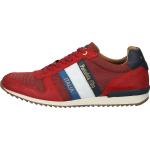 Reduzierte Rote Gestreifte Pantofola D´Oro Herrensneaker & Herrenturnschuhe aus Leder mit herausnehmbarem Fußbett Größe 45 