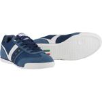 Blaue Elegante Pantofola D´Oro Low Sneaker aus Veloursleder rutschfest für Herren Größe 46 