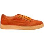 Reduzierte Orange Pantofola D´Oro Low Sneaker aus Büffelleder für Herren Größe 40 