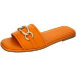Orange Casual Marco Tozzi Damenclogs & Damenpantoletten Größe 42 mit Absatzhöhe bis 3cm 