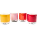 Pantone Latte Macchiato Porzellan-Thermobecher - 4er Set - klassische Farben - 4er Set à 220 ml - 8,7x8,7x9 cm