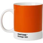 Orange Pantone Becher & Trinkbecher 375 ml mit Kopenhagen-Motiv aus Porzellan 