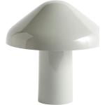 Graue Moderne Hay Designer Tischlampen glänzend aus Polycarbonat batteriebetrieben G4 