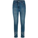 Blaue Paola! 5-Pocket Jeans mit Strass aus Denim für Damen 