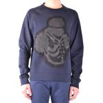 Reduzierte Blaue Langärmelige Paolo Pecora Herrensweatshirts aus Baumwolle maschinenwaschbar Größe L für den für den Frühling 