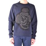Reduzierte Blaue Langärmelige Paolo Pecora Herrensweatshirts aus Baumwolle maschinenwaschbar Größe XL für den für den Frühling 