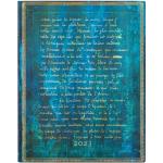 Paperblanks Kalender "Verne 20.000 Meilen", 2023, blau