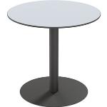 Graue Paperflow Runde Runde Tische 80 cm aus Stahl Breite 50-100cm, Höhe 50-100cm, Tiefe 50-100cm 