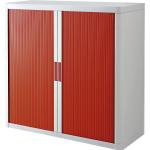 Rote Paperflow Büroschränke & Home Office Schränke aus Kunststoff abschließbar Breite 100-150cm, Höhe 100-150cm, Tiefe 100-150cm 