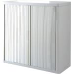 Weiße Paperflow Büroschränke & Home Office Schränke aus Kunststoff abschließbar Breite 100-150cm, Höhe 100-150cm, Tiefe 100-150cm 