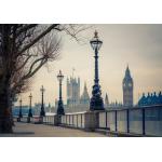 Graue Papermoon London-Fototapeten mit Big Ben Motiv 