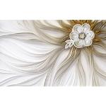 Reduzierte Bunte Papermoon Blumen-Fototapeten mit Landschafts-Motiv 