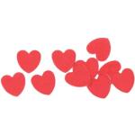 Rotes Romantisches Konfetti mit Insekten-Motiv aus Papier zum Valentinstag 